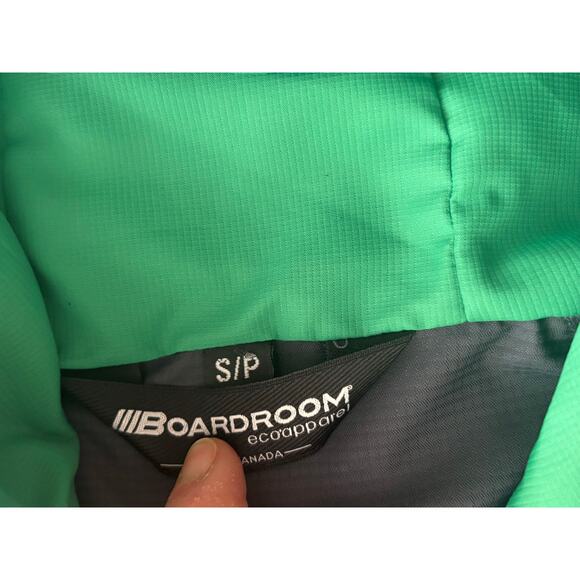 MongoDB boardroom black zip up jacket windbreaker women’s mens small hooded - Picture 5 of 11